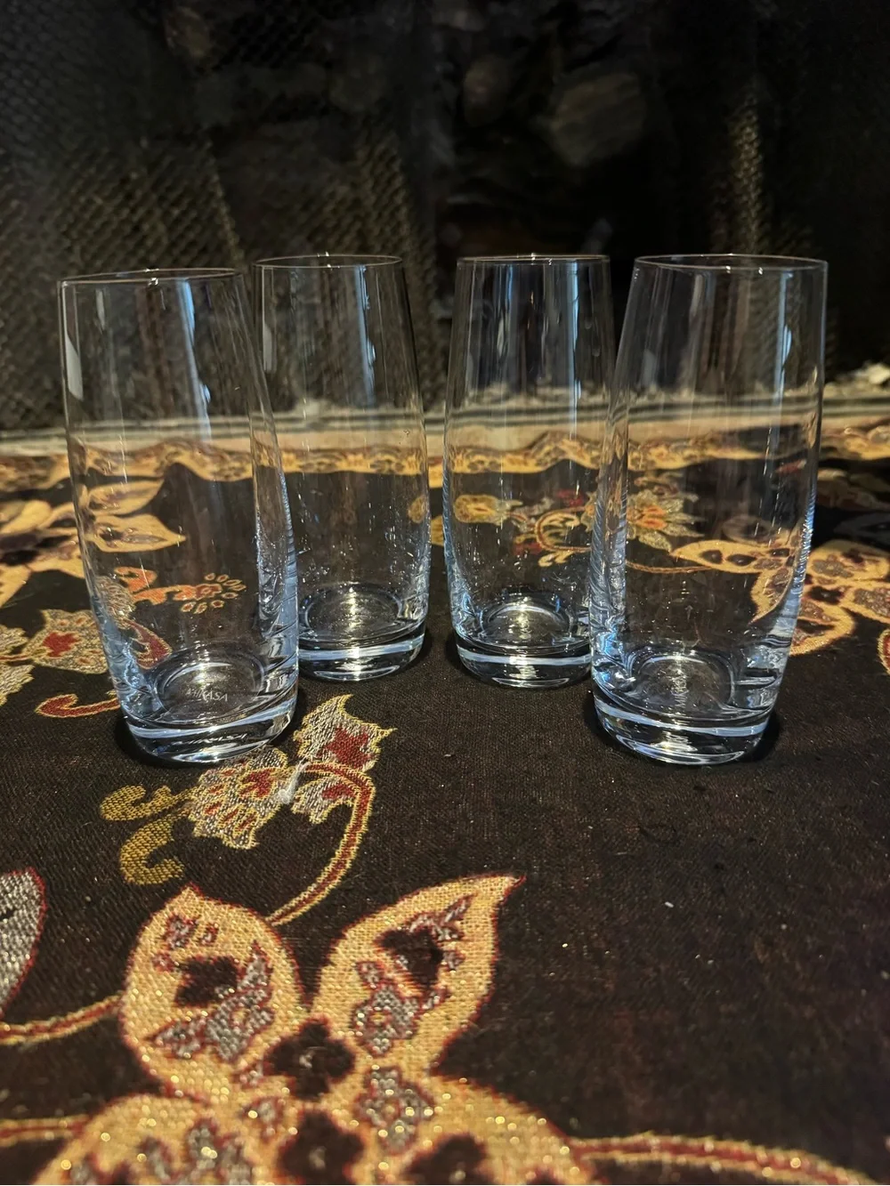 Mikasa Clear Highball Glasses Set of 4
